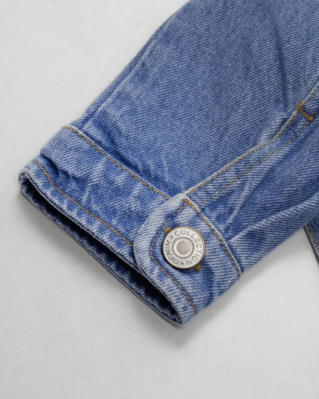 Chaqueta denim azul para niña