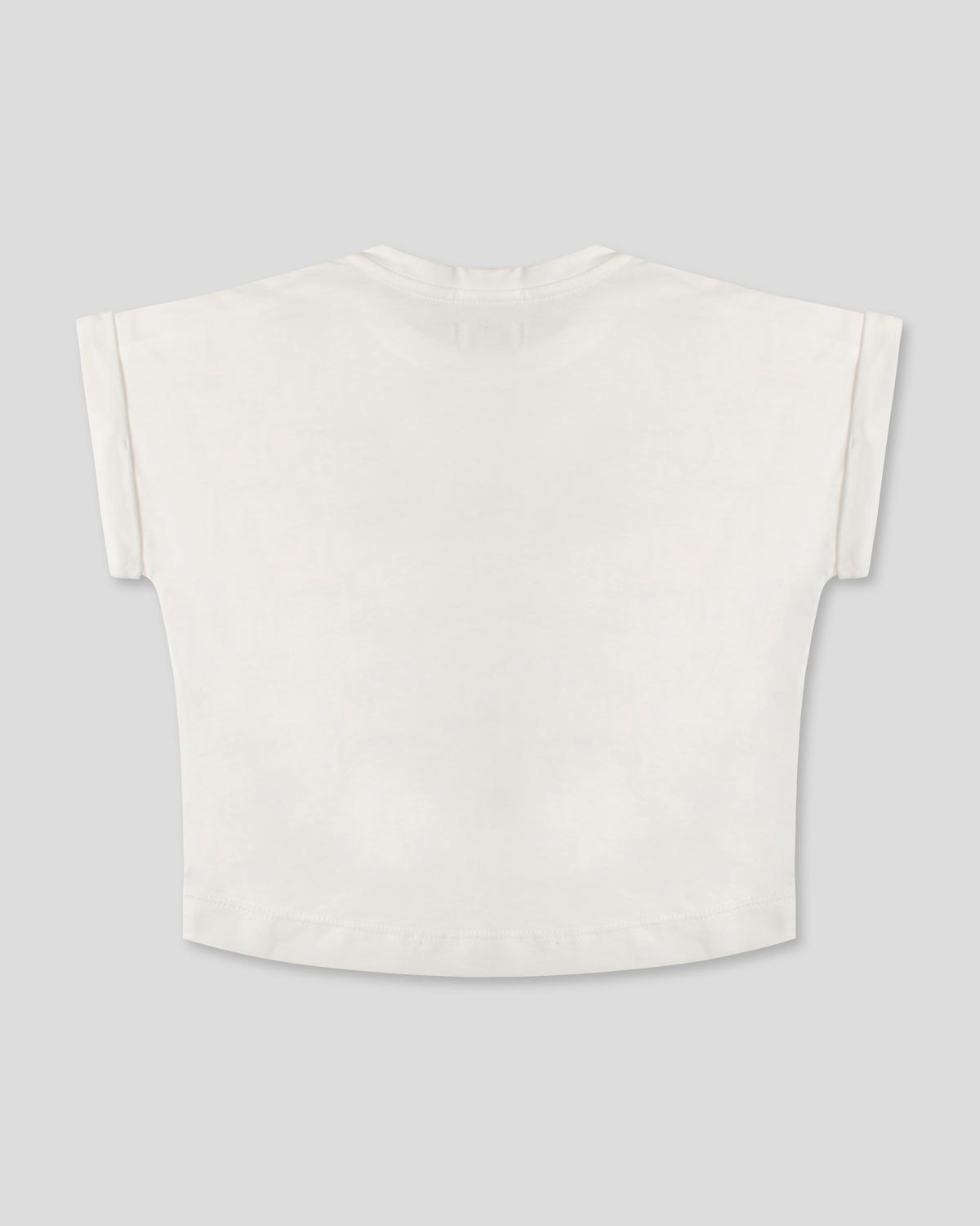 Camiseta blanca estampada Charms Lovers para niña