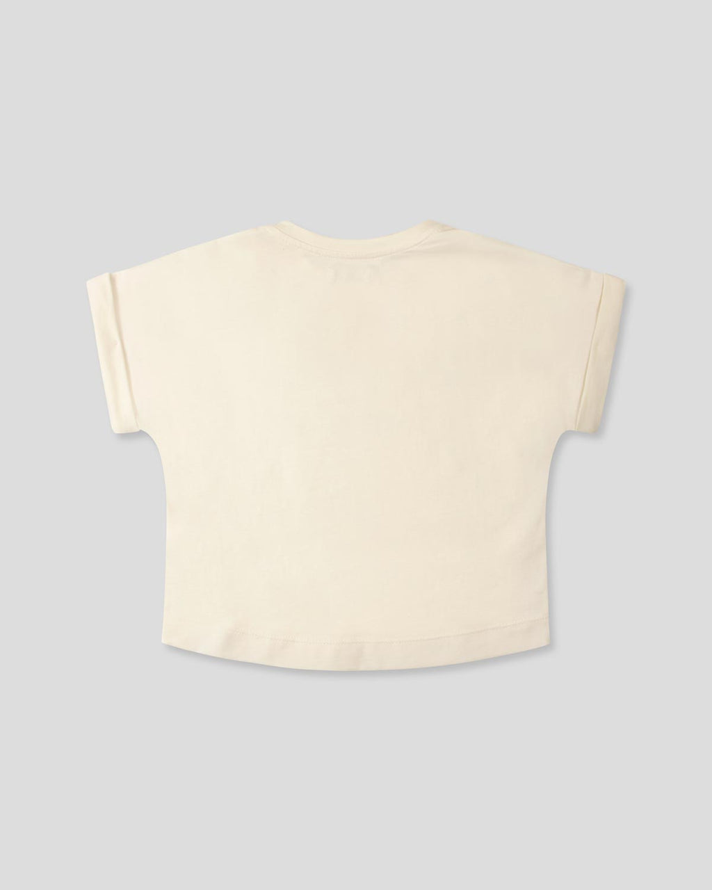 Camiseta cruda estampada para niña