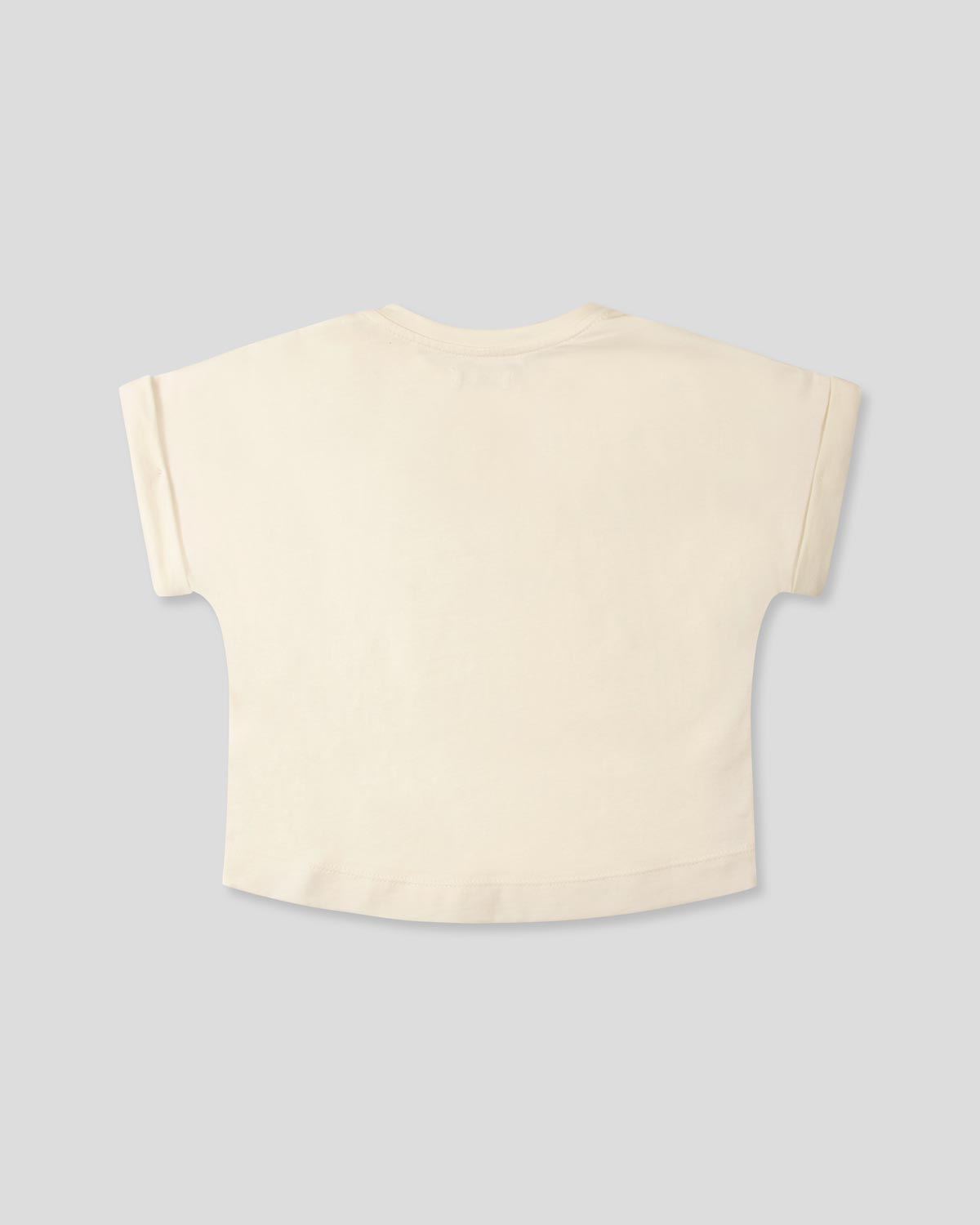 Camiseta cruda estampada para niña
