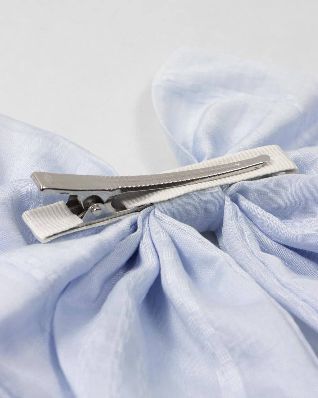 Moño pinza azul celeste para niña